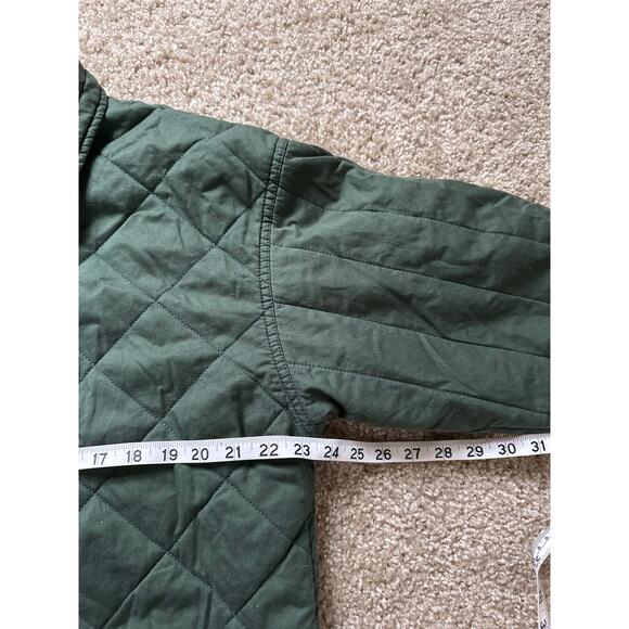 Wild Fable Green Quilted Zip Up Jacket Coat - Picture 7 of 8
